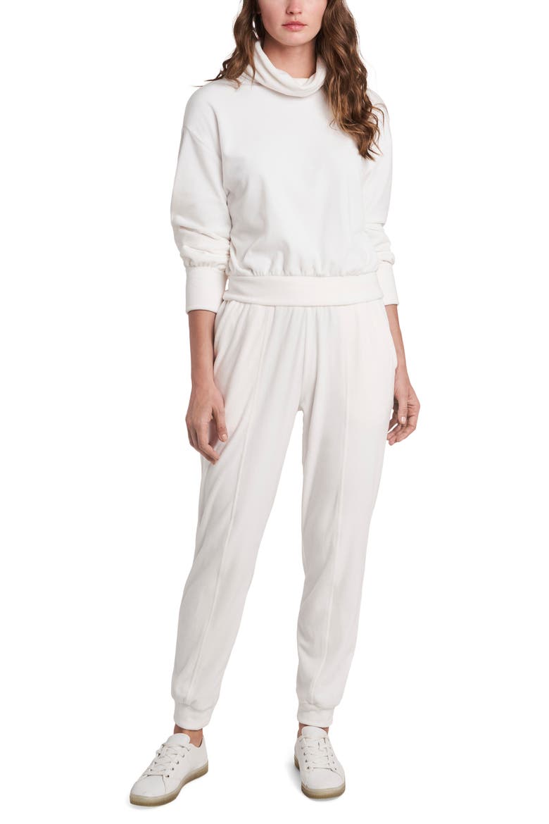 Velour Pants, Alternate, color, SOFT ECRU