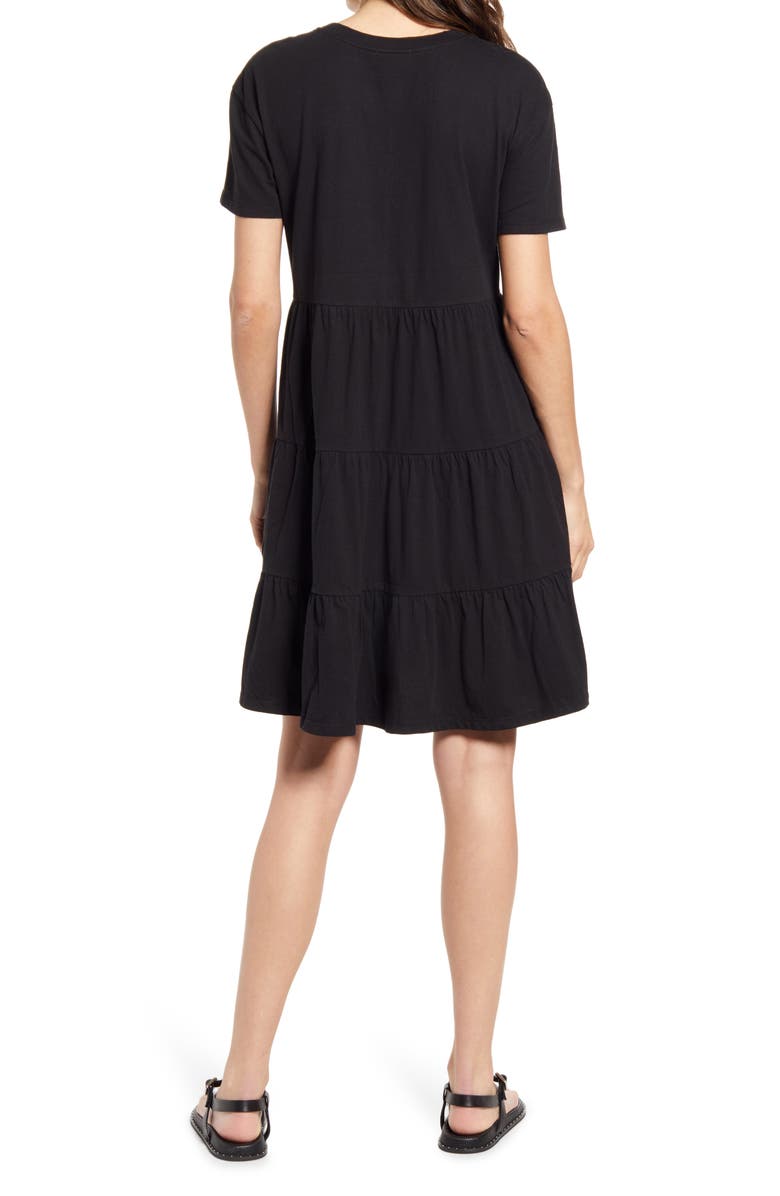 Treasure & Bond Tiered T-Shirt Dress, Alternate, color, 