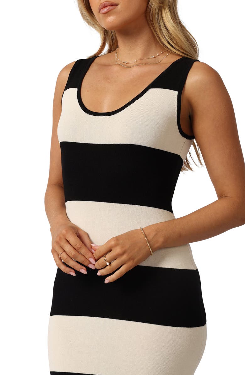Petal & Pup Bridget Stripe Body-Con Maxi Dress, Alternate, color, 