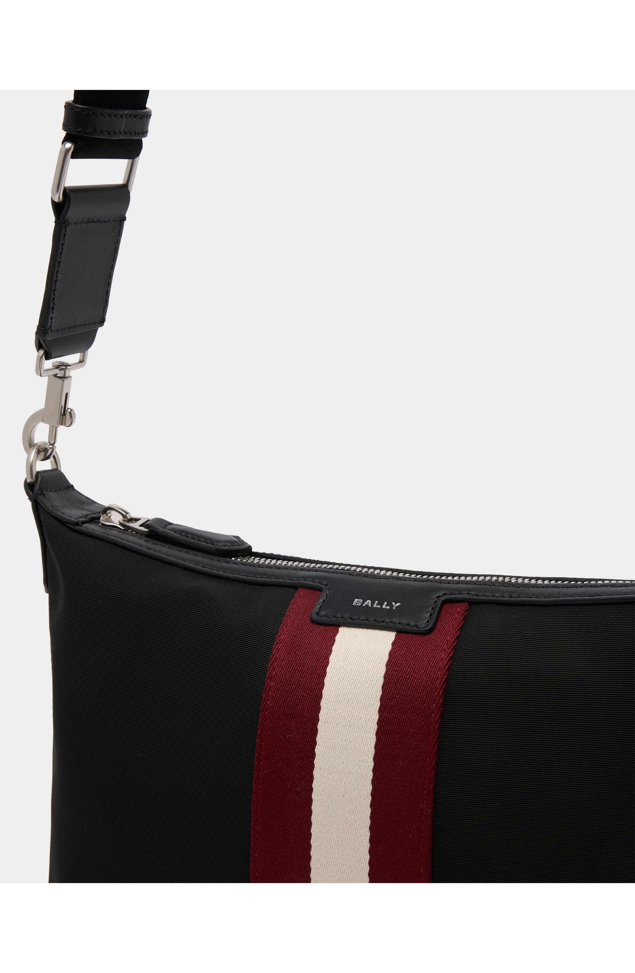 Bally Code Crossbody Bag, Alternate, color, Black