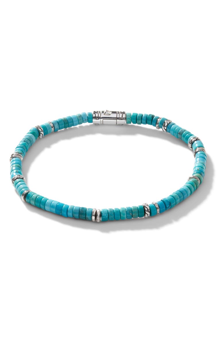 John Hardy Heishi Bracelet, Main, color, Turquoise