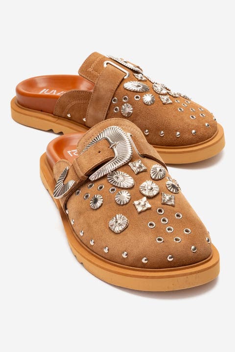 Maril Leather Buckle Sandal