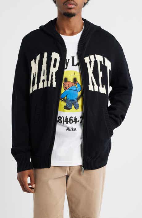 MARKET Classic Jacquard Zip Hoodie