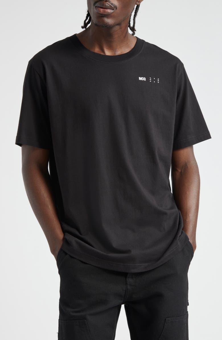 MCQ Logo Cotton Graphic Tee, Main, color,