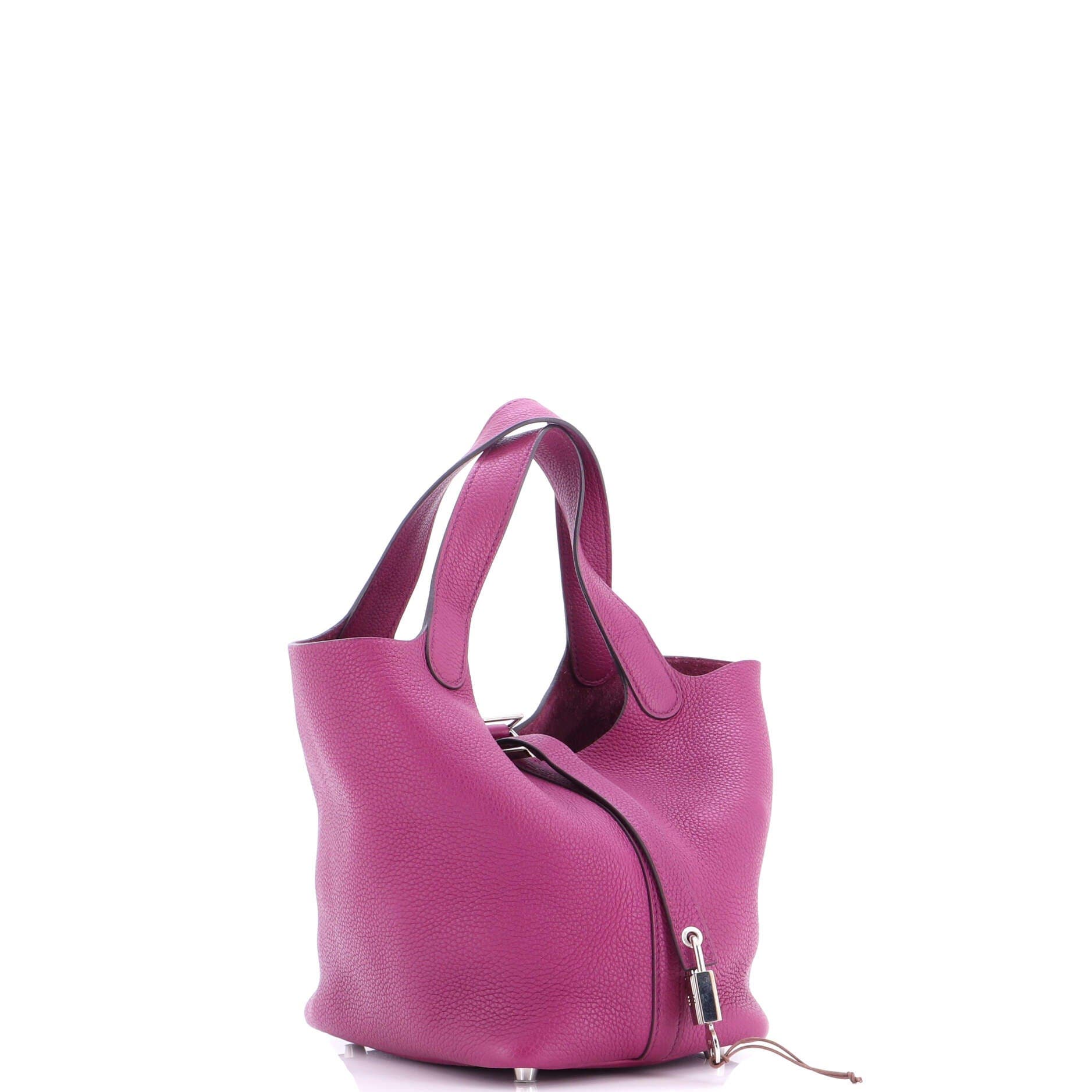 Pre-Owned Hermes Picotin Lock Bag Maurice PM, Alternate, color, Anemone