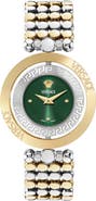 Versace Eon Jewel Two Tone Bracelet Watch