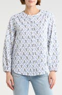 Lucky Brand Print Button-Up Shirt