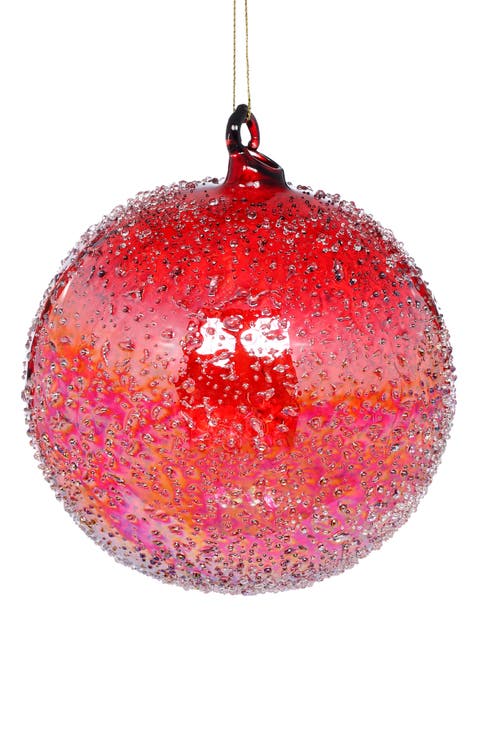 Sparkling Ombre Ornament, Small, Set of 6