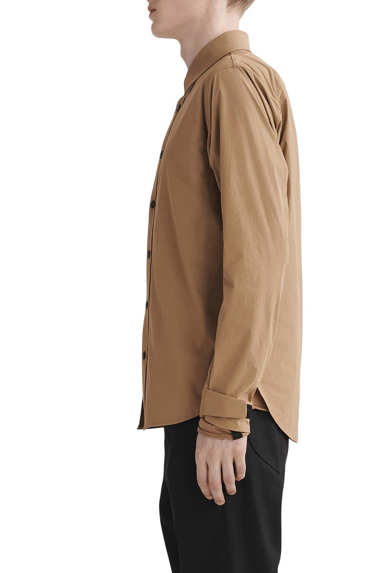 Flyweight Ripstop Snap-Up Shirt, Alternate, color, ERMINE