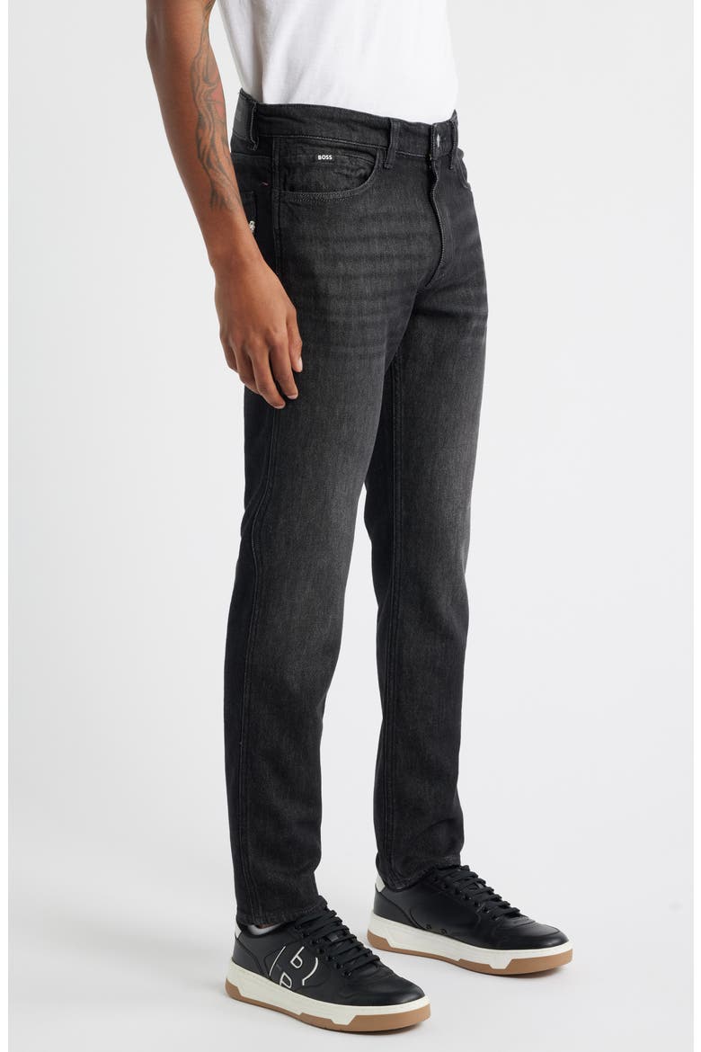 Delaware Slim Fit Jeans, Alternate, color, BLACK