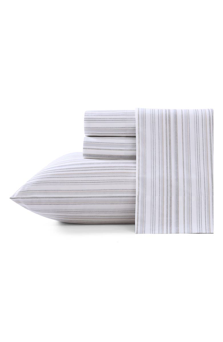 Tommy Bahama Kahanu Stripe Cotton Sheet Set, Main, color,
