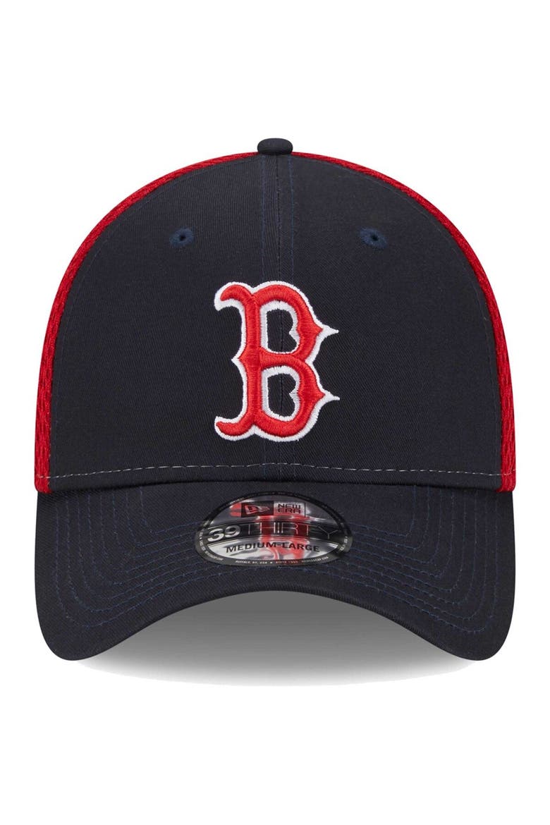Men's New Era Navy Boston Red Sox Team Neo 39THIRTY Flex Hat, Alternate, color, Navy