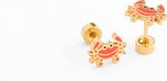 Pip Pop Crab Stud Earrings