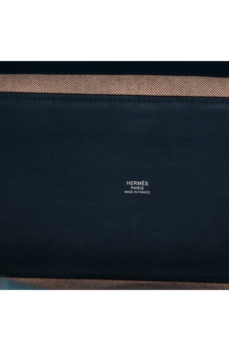 Pre-Owned Hermes Cabas H en Biais Tote Tufted Motif Canvas with Leather 40, Alternate, color,