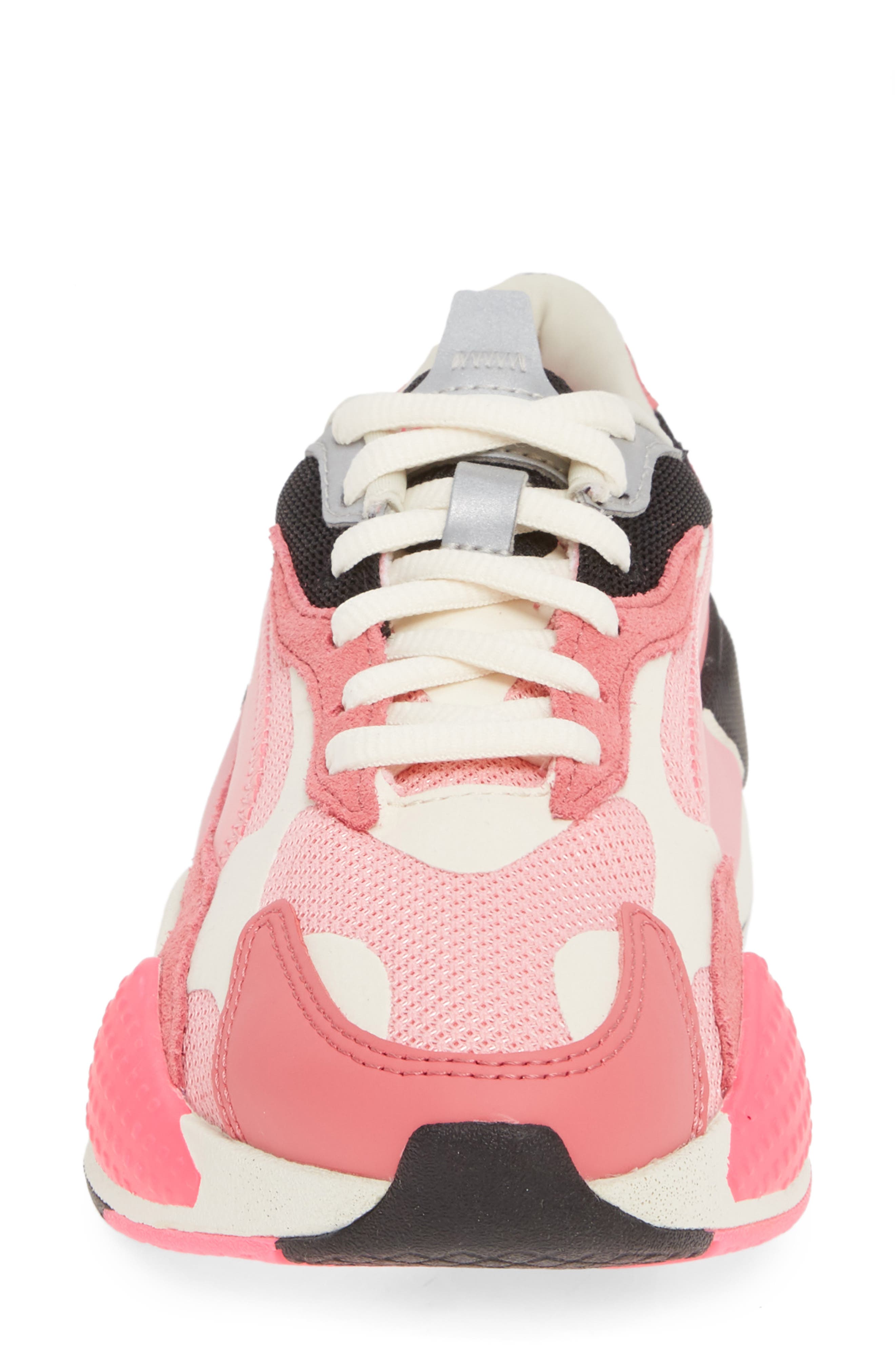 RS-X3 Puzzle Sneaker, Alternate, color, RAPTURE ROSE/ PEONY/ WHITE