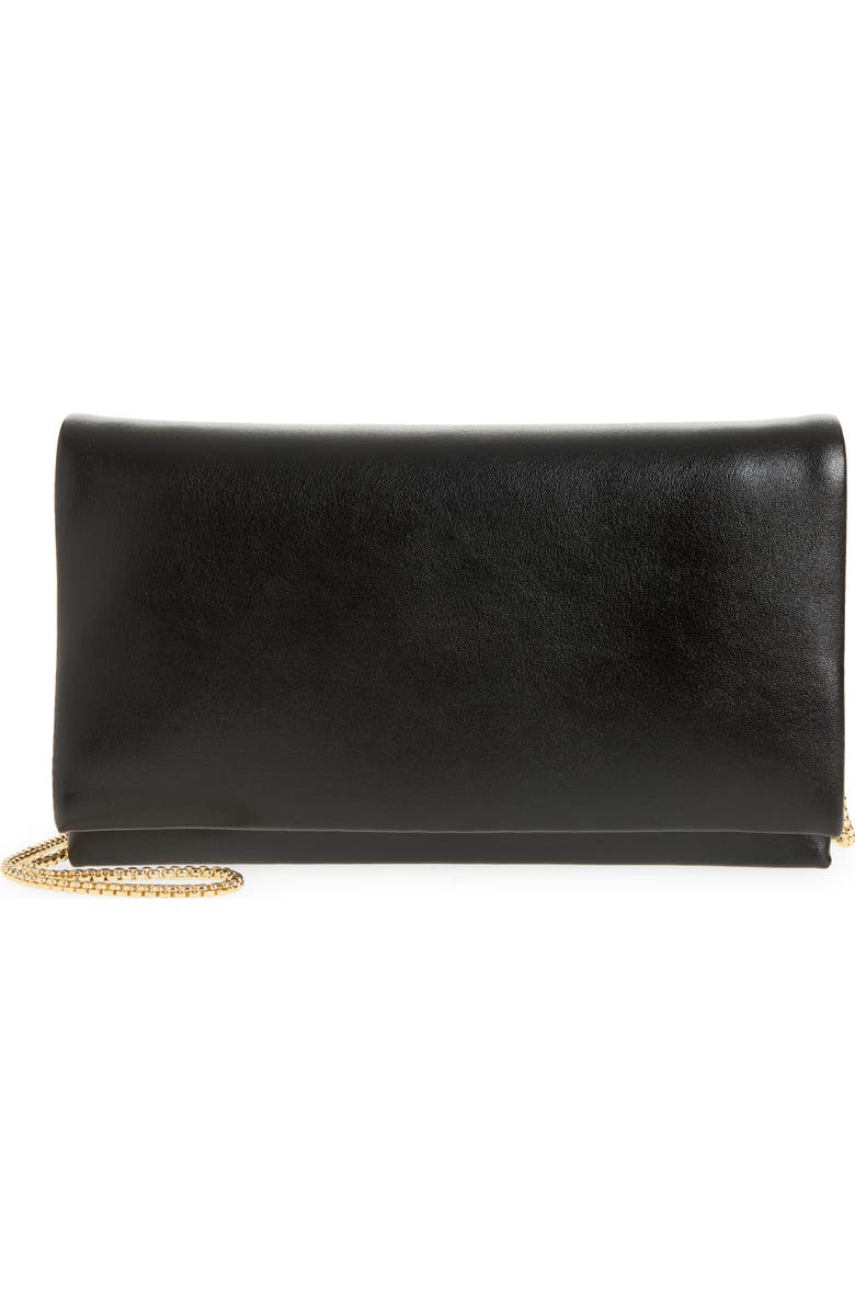 MANGO Small Faux Leather Crossbody Bag, Main, color, Black