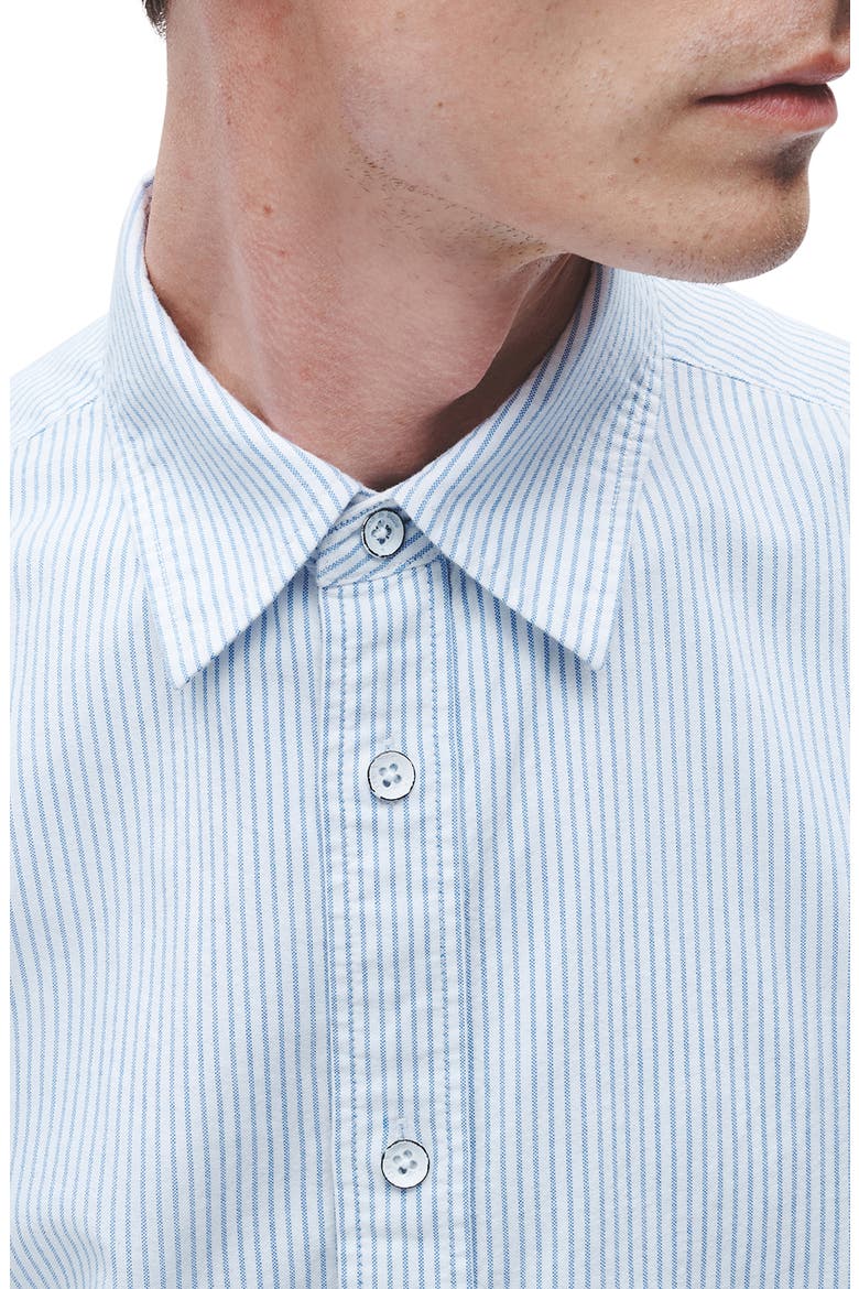 Tomlin Stripe Cotton Button-Up Shirt, Alternate, color, LTBLUE STR