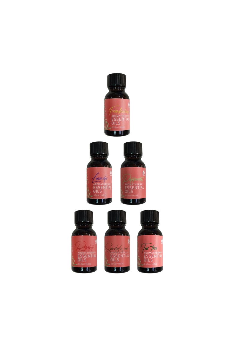 6 Pack of Aromatherapy Essential Oils, Main, color, Multicolor
