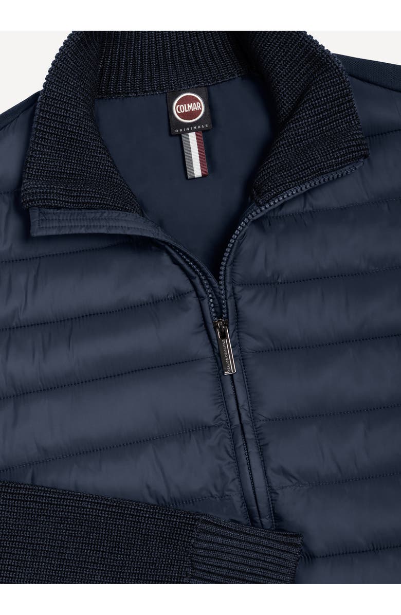 COLMAR Legacies Water Resistant Mixed Media Jacket, Alternate, color, Navy Blue