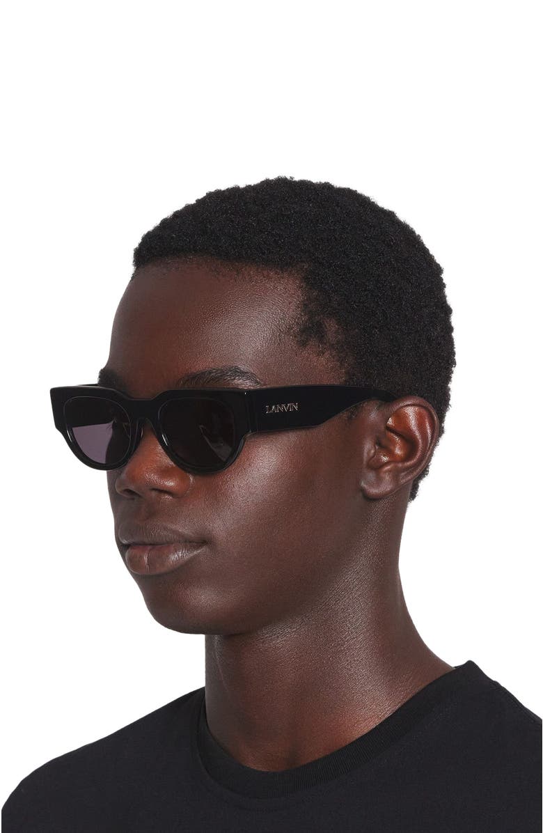 Lanvin Signature Sunglasses, Alternate, color, 