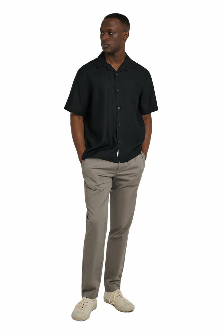 Garment Dye Cotton Drawstring Pant, Main, color, CINDER