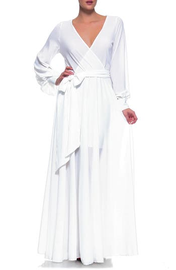 Meghan La Lilypad Maxi Dress In White