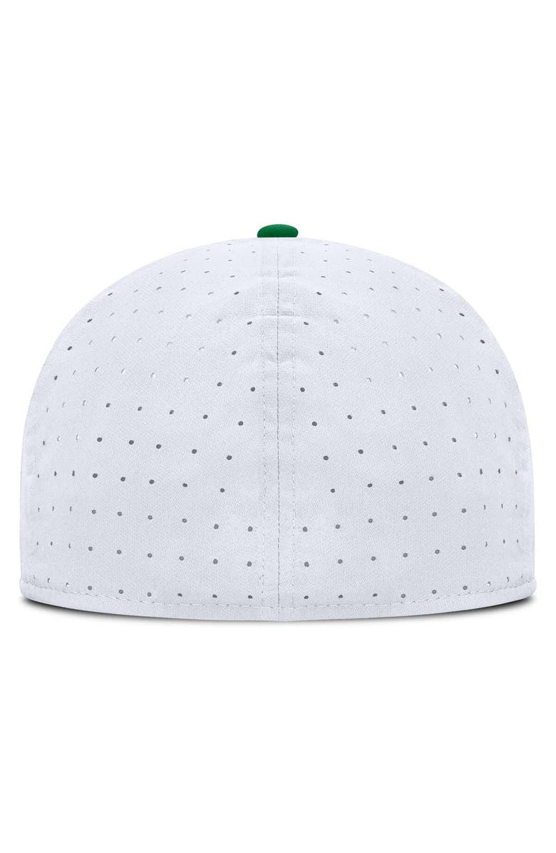 Nike Men's Nike White Oregon Ducks On-Field Dugout True Performance Fitted Hat, Alternate, color, White