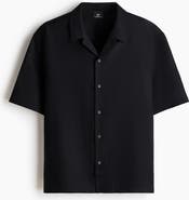 H&M Relaxed Fit Linen-blend Resort Shirt