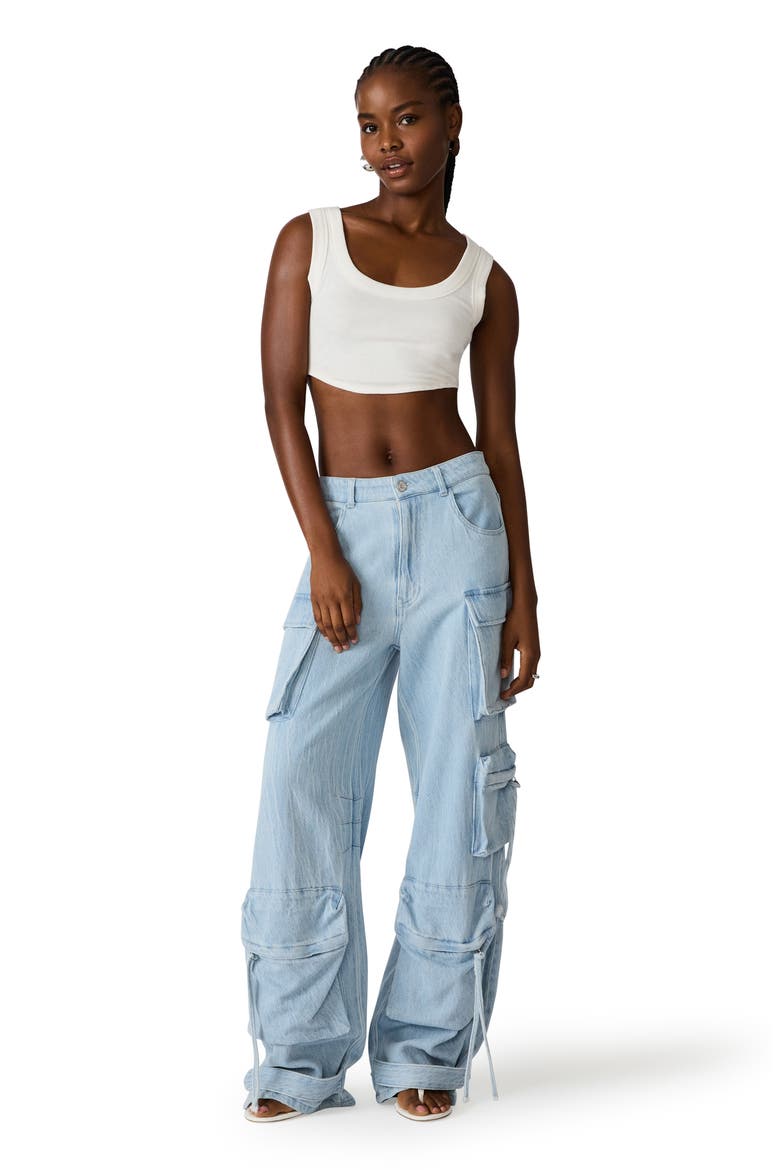 Cargo Jeans, Alternate, color, FADED BLUE