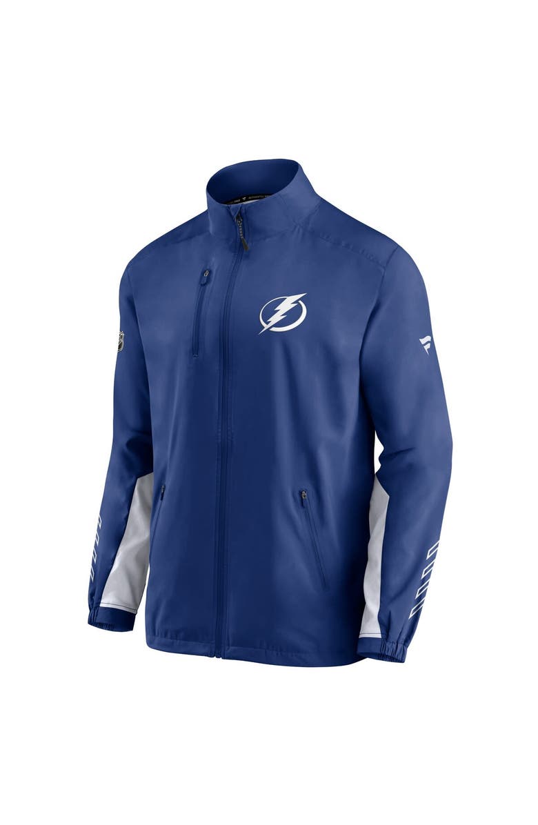 FANATICS Men's Fanatics Branded Blue Tampa Bay Lightning Authentic Pro Locker Room Rinkside Full-Zip Jacket, Alternate, color, 
