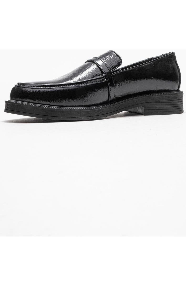 Forever & Always Shoes Galea Buckled Leather Loafers, Alternate, color, Black Patent Leather