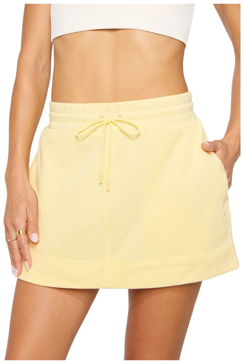 Year Round Terry Mini Skirt, Main, color, Butter
