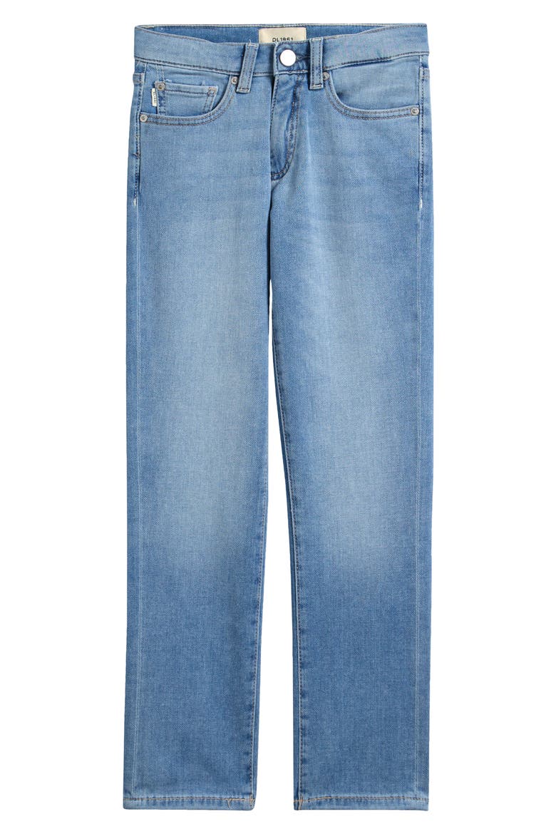 Kids' Brady Slim Fit Jeans, Main, color, LIGHT WASH KNIT