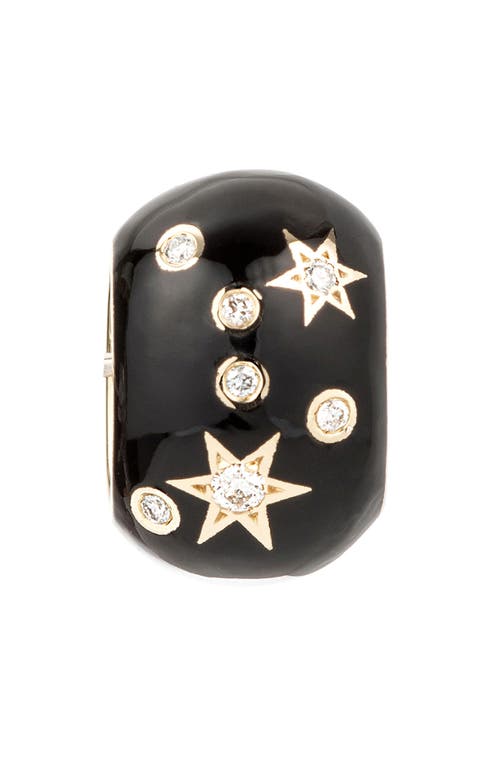 Adina Reyter Zodiac Ceramic & Diamond Bead Charm In Yellow Gold - Gemini