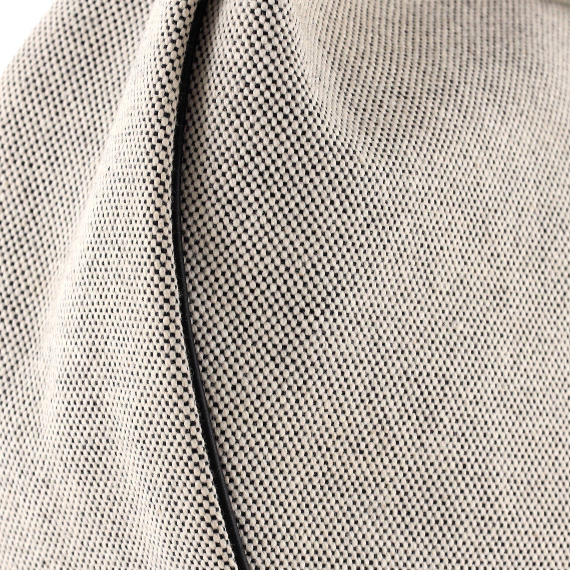 Pre-Owned Hermes Sac Luco Bag Canvas with Leather, Alternate, color, 