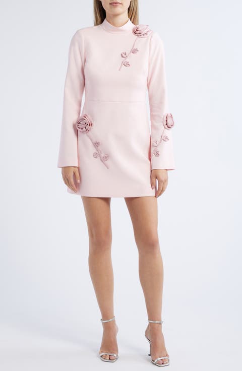 Mick Floral Long Sleeve Minidress