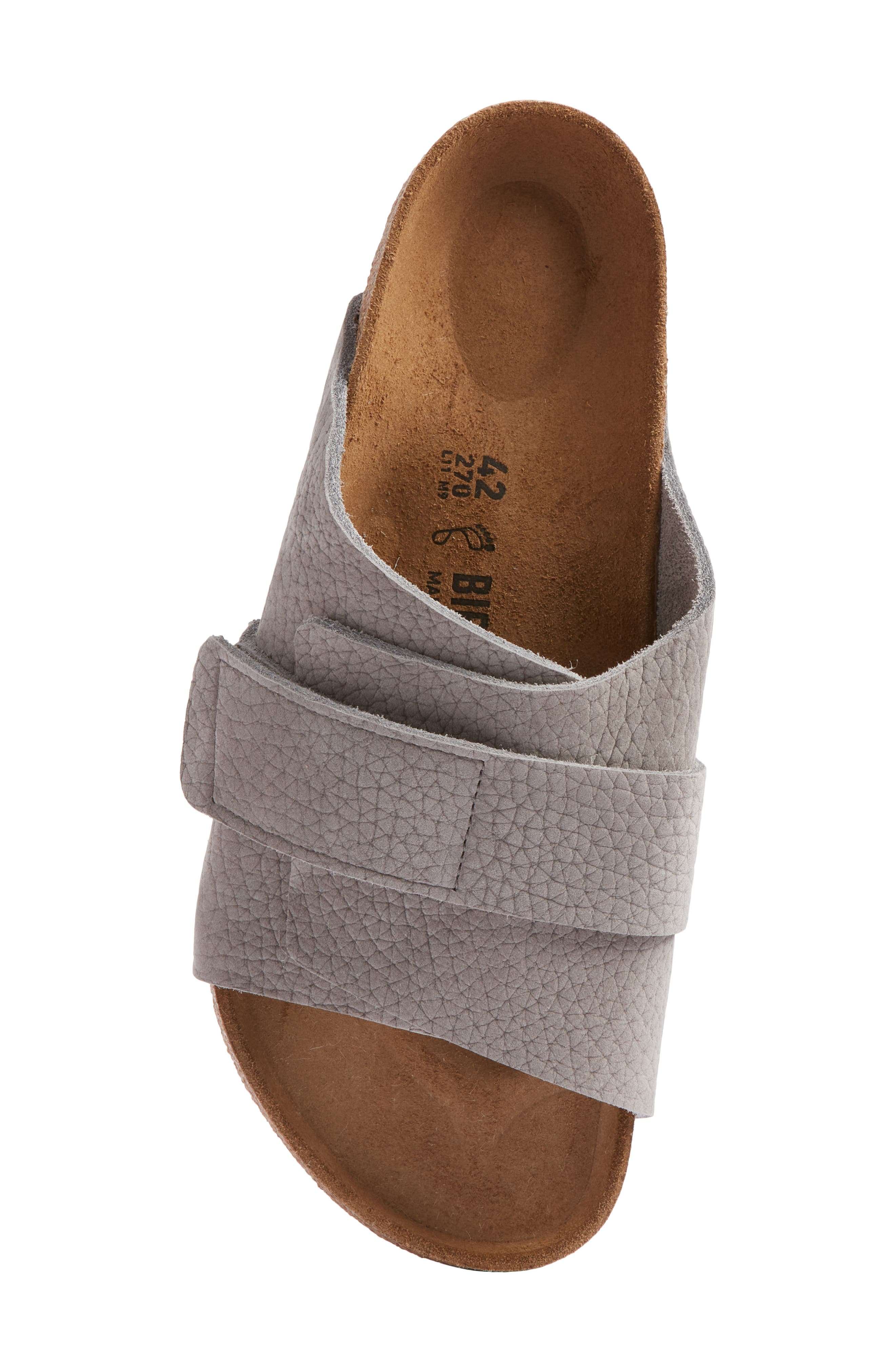 Birkenstock Kyoto Desert Slide Sandal, Alternate, color, Gray