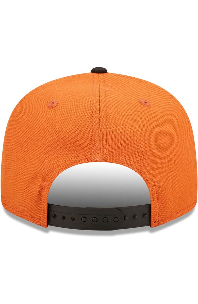 New Era Men's New Era White/Texas Orange Texas Longhorns Retro Sport 9FIFTY Snapback Hat, Alternate, color, 