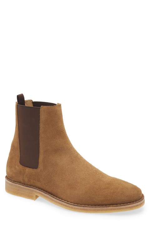 x Beckham Jareth Plain Toe Suede Chelsea Boot (Men)