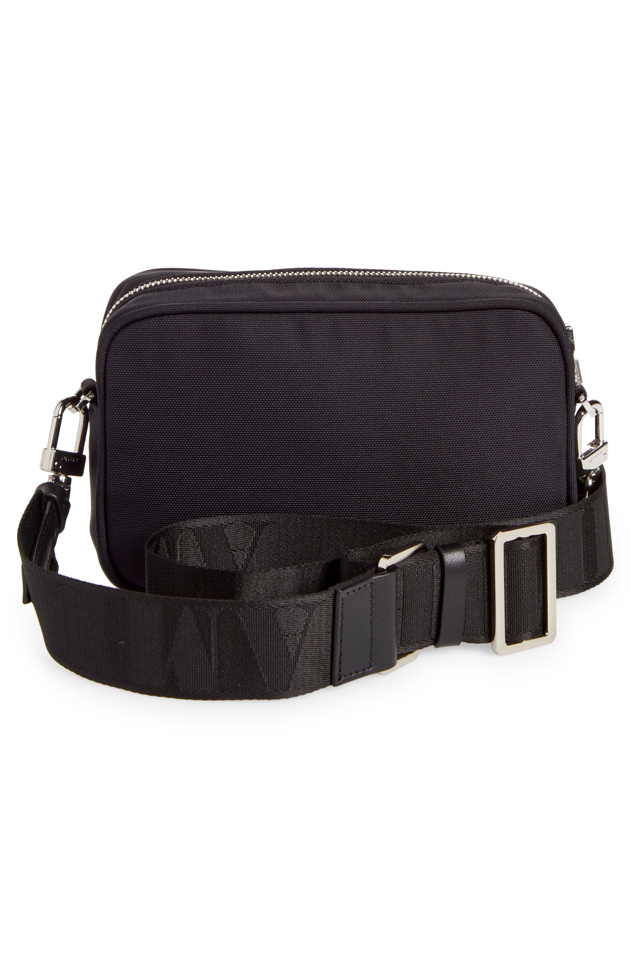 AMIRI Logo Nylon Canvas Camera Bag, Alternate, color, 