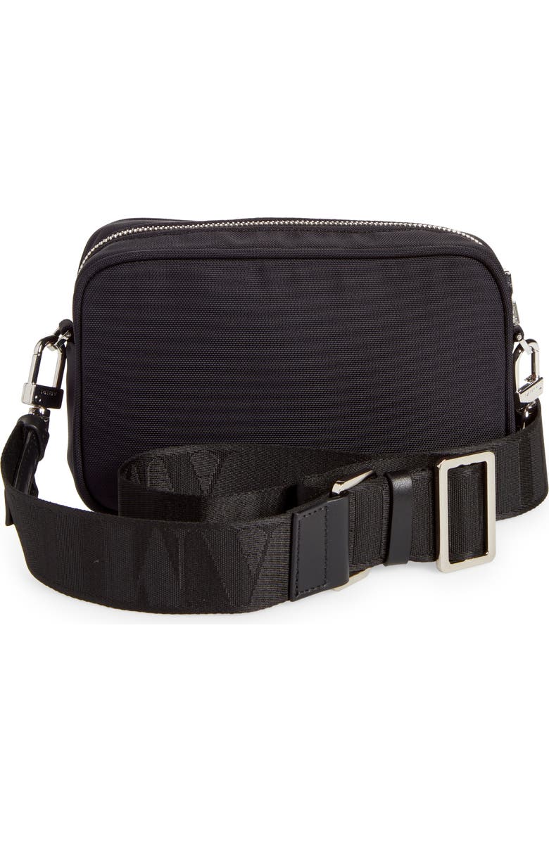 AMIRI Logo Nylon Canvas Camera Bag, Alternate, color,