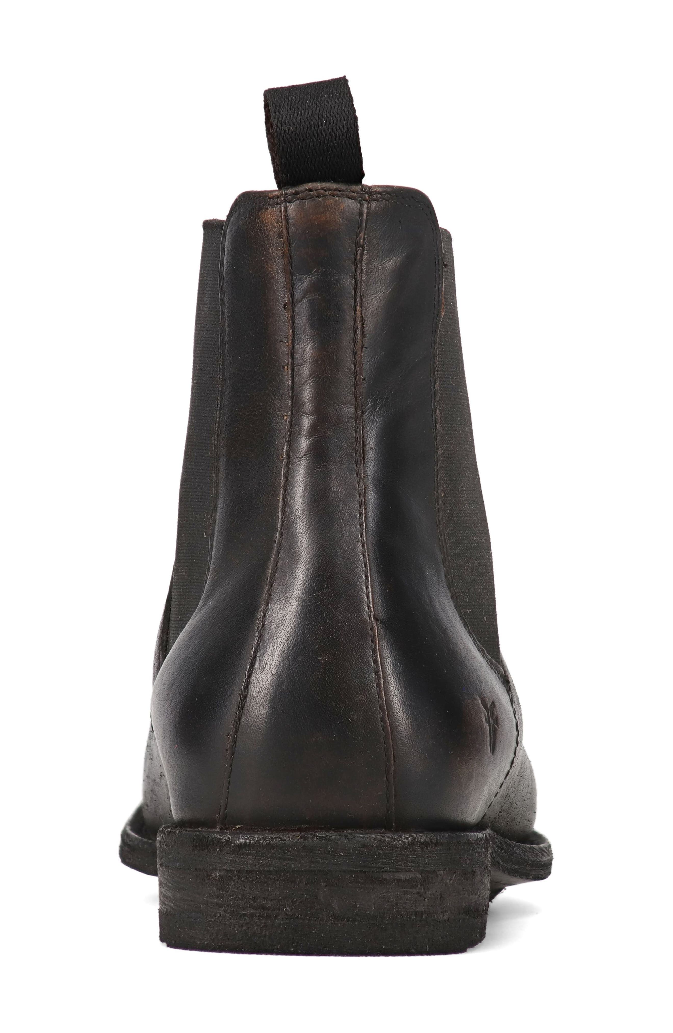 Frye Tyler Flex Chelsea Boot, Alternate, color, Black Black
