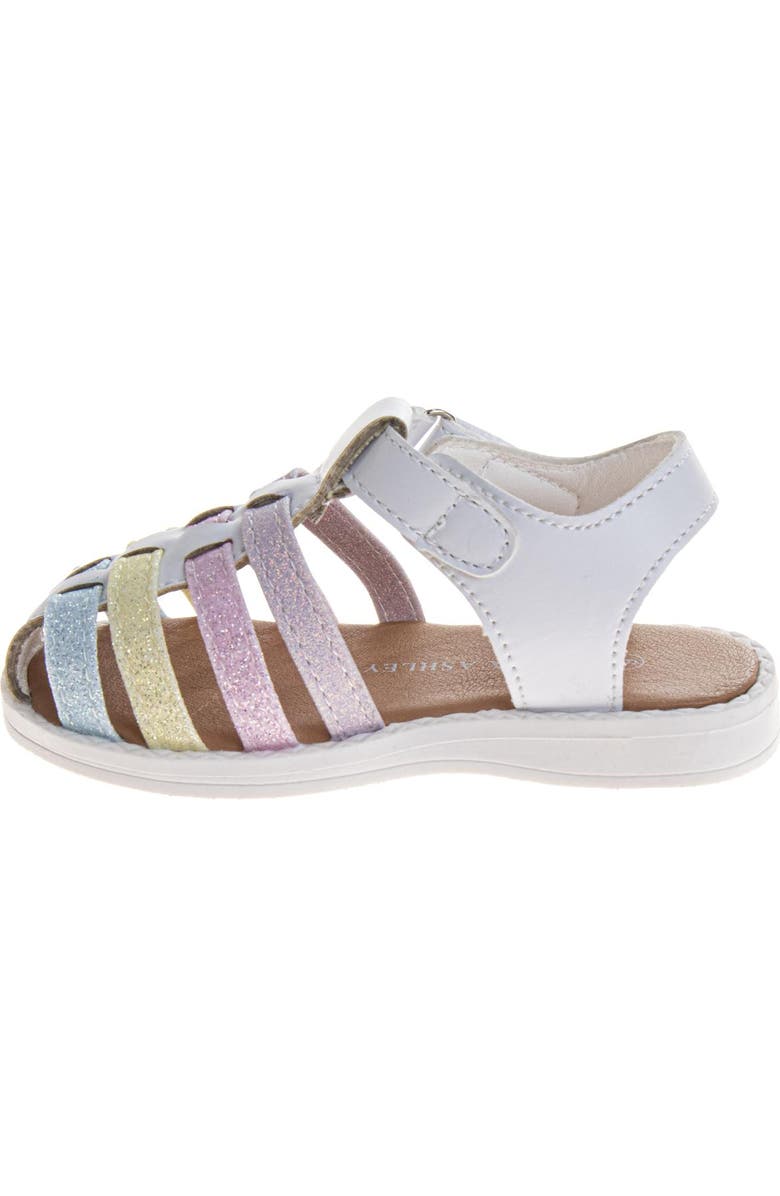 Laura Ashley Multicolor Straps Sandals, Alternate, color, White
