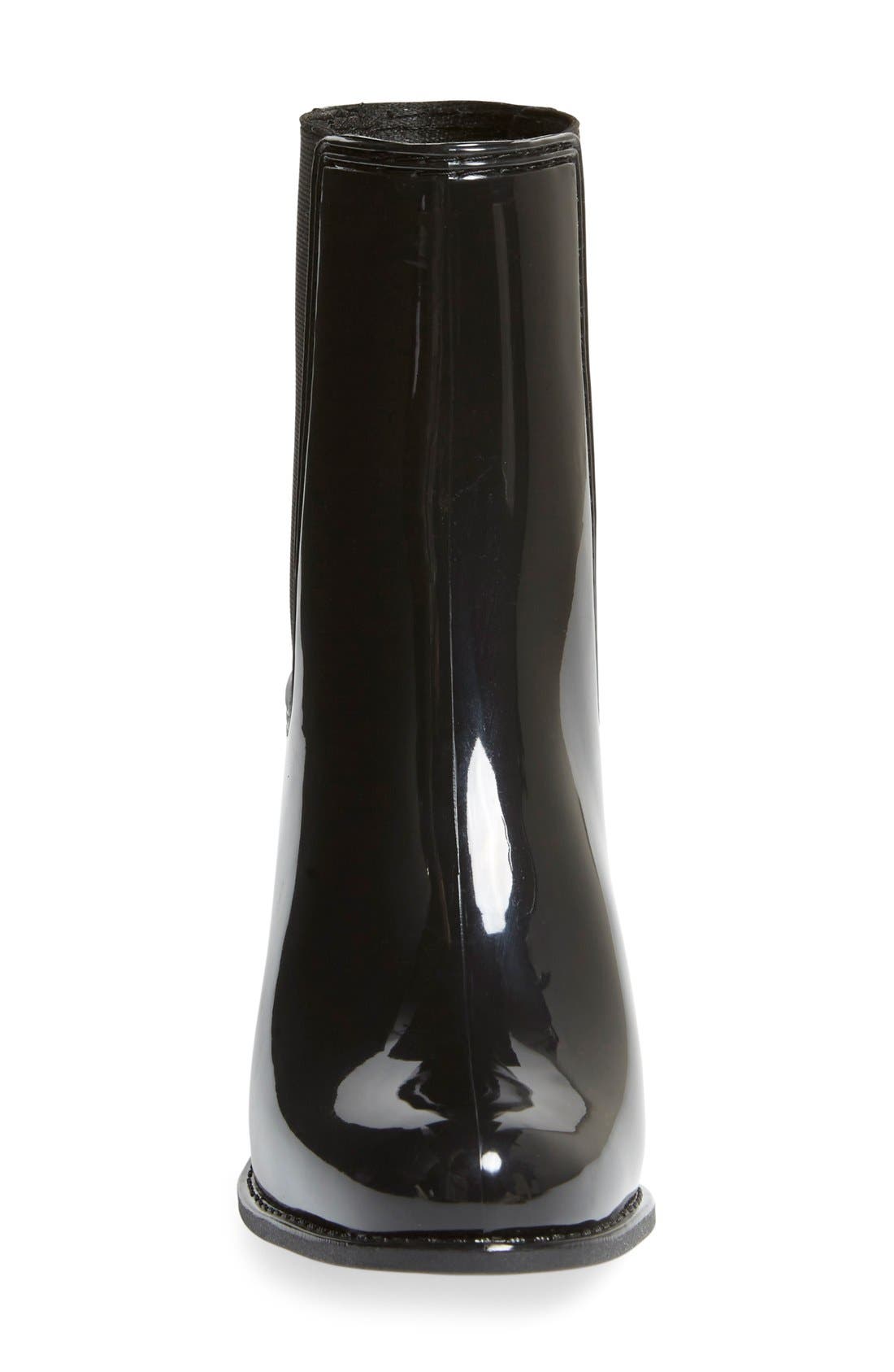 Clima Chelsea Rain Boot, Alternate, color, BLACK SHINY