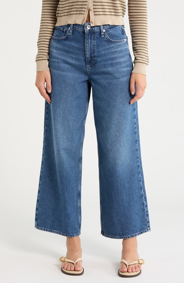 rag & bone Annie High Waist Ankle Wide Leg Jeans, Main, color, Lwry