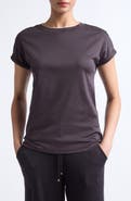 Eleventy Contrast Trim Crewneck T-Shirt