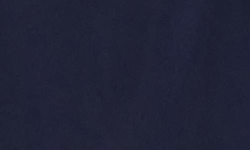 Marina Off The Shoulder Long Sleeve Beaded Midi Dress In Navy