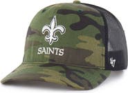 '47 Men's '47 Camo New Orleans Saints Trucker Adjustable Hat