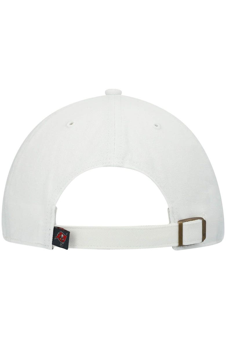 Men's '47 White Tampa Bay Buccaneers Clean Up Adjustable Hat, Alternate, color, White