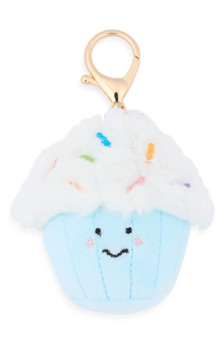 Leith Stuffed Cupcake Charm, Main, color, Blue Multi- Gold